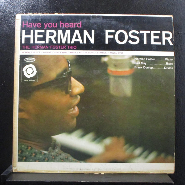 The Herman Foster Trio - Have You Heard Herman Foster - VG LP Record 1960 Epic USA Mono Original Promo Vinyl - Jazz / Hard Bop - Shuga Records
