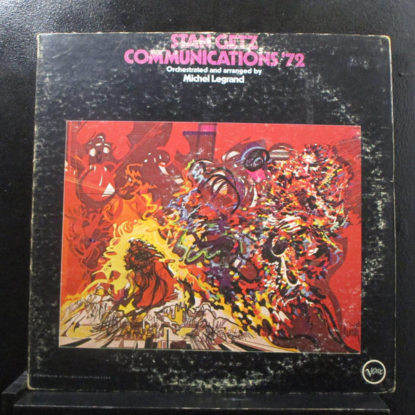 Stan Getz - Communications '72 - VG+ LP Record 1972 Verve Stereo Vinyl - Cool Jazz - Shuga Records