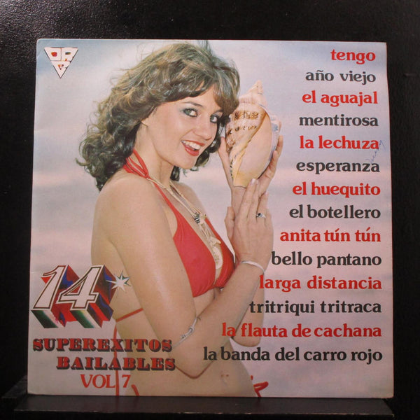 Various - 14 Superexitos Bailables Vol. 7 LP Mint- OBS-E 25346 Colombia Record - Shuga Records
