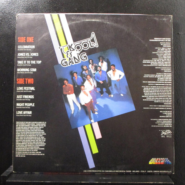 Kool & The Gang - Celebrate! LP VG+ ORL 8633 Italy 1980 USA Vinyl Record - Shuga Records