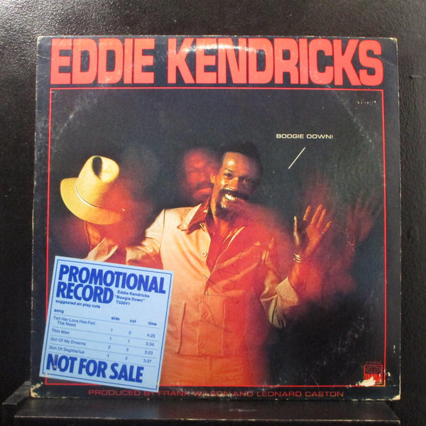 Eddie Kendricks - Boogie Down LP VG+ T 330V1 White Promo Vinyl Record - Shuga Records
