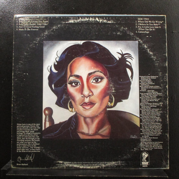 Eloise Laws - Ain't It Good Feeling Good LP VG+ PZ 34379 White Promo 1977 Record - Shuga Records