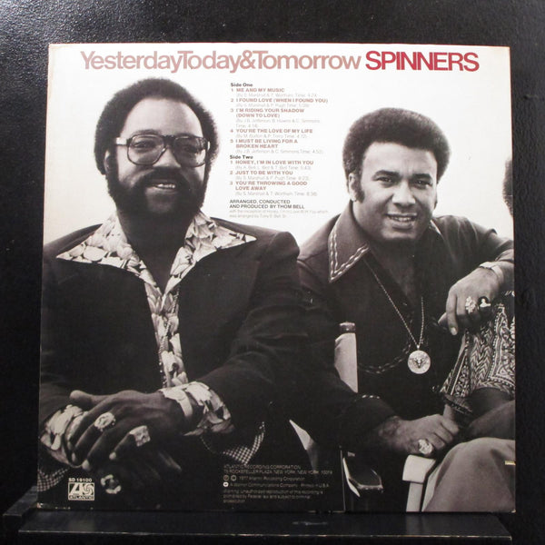 Spinners - Yesterday, Today & Tomorrow - Mint- LP Record 1977 Atlantic USA Original Vinyl - Soul / Funk - Shuga Records