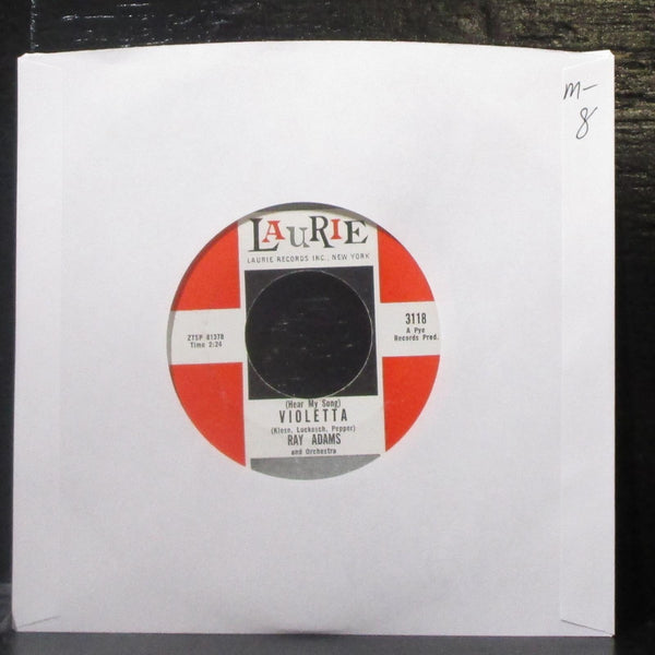 Ray Adams - Violetta / You Belong To My Heart 7" Mint- Vinyl 45 Laurie 3118 USA - Shuga Records