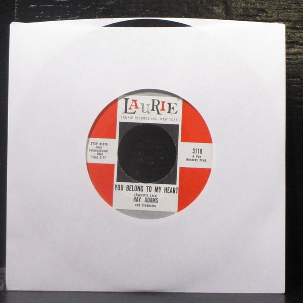 Ray Adams - Violetta / You Belong To My Heart 7" Mint- Vinyl 45 Laurie 3118 USA - Shuga Records