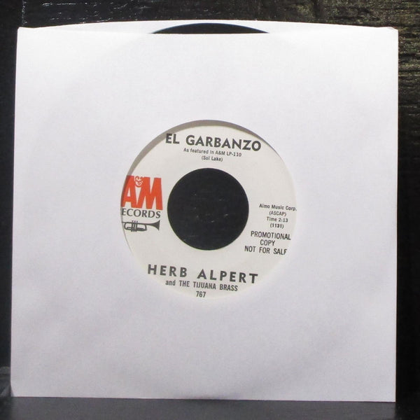 Herb Alpert & Tijuana Brass - Mae / El Garbanzo 7" Mint- Promo Vinyl 45 A&M 767 - Shuga Records
