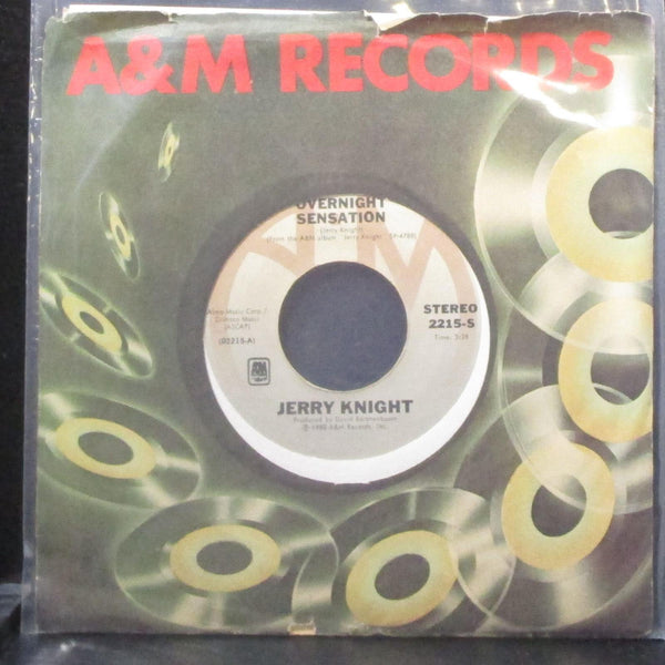 Jerry Knight - Overnight Sensation / Freek Show 7" VG+ Vinyl 45 A&M 2215-S USA - Shuga Records