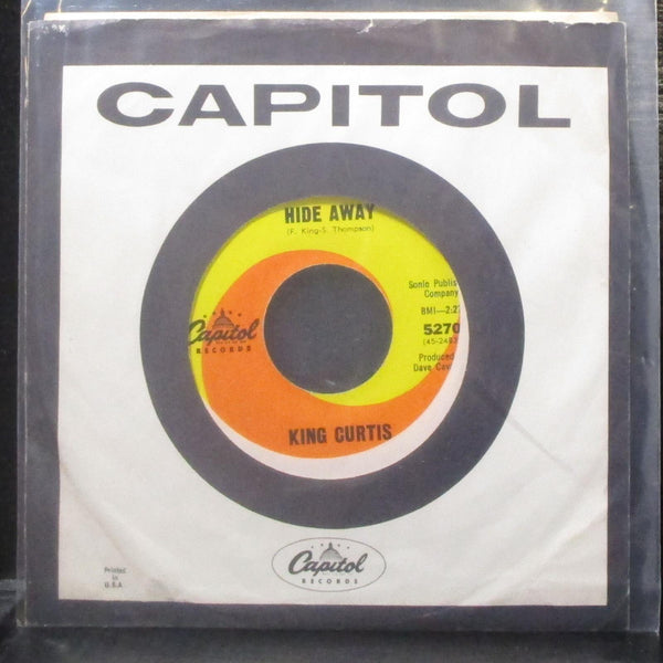 King Curtis - Hide Away / Stranger On The Shore 7" Mint- Vinyl 45 Capitol 5270 - Shuga Records