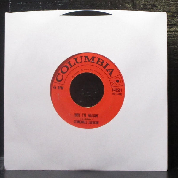 Stonewall Jackson - Life Of A Poor Boy / Why I'm Walkin' 7" VG+ Vinyl 45 4-41591 - Shuga Records