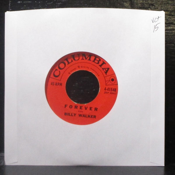 Billy Walker - Forever / Changed My Mind 7" VG+ Vinyl 45 Columbia 4-41548 USA - Shuga Records