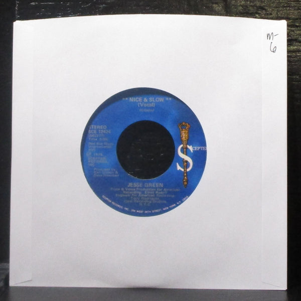 Jesse Green - Nice & Slow 7" Mint- Vinyl 45 Scepter SCE 12424 USA 1976 - Shuga Records