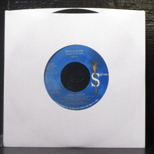 Jesse Green - Nice & Slow 7" Mint- Vinyl 45 Scepter SCE 12424 USA 1976 - Shuga Records