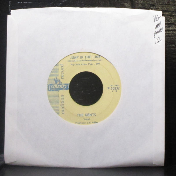 The Gents - Jump In The Line / Why Do I Love Her 7" VG Vinyl 45 Liberty F-55332 - Shuga Records