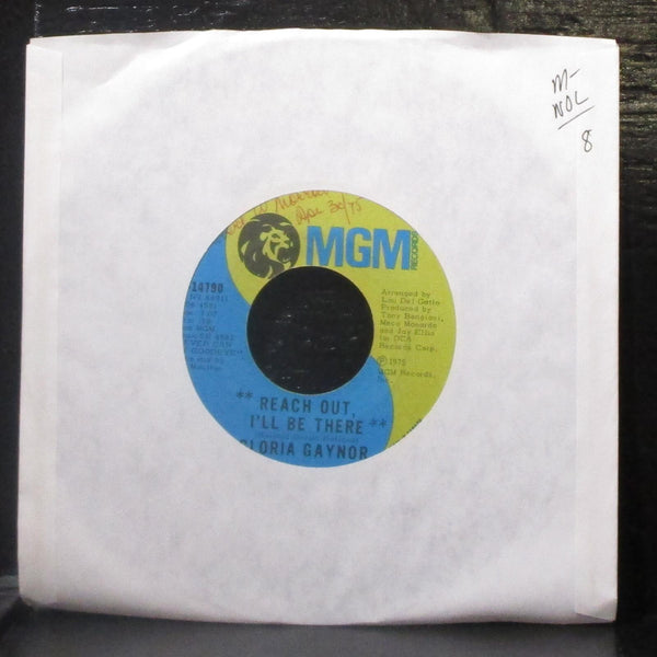 Gloria Gaynor - Reach Out, I'll Be There / Searchin' 7" Mint- Vinyl 45 MGM 1975 - Shuga Records