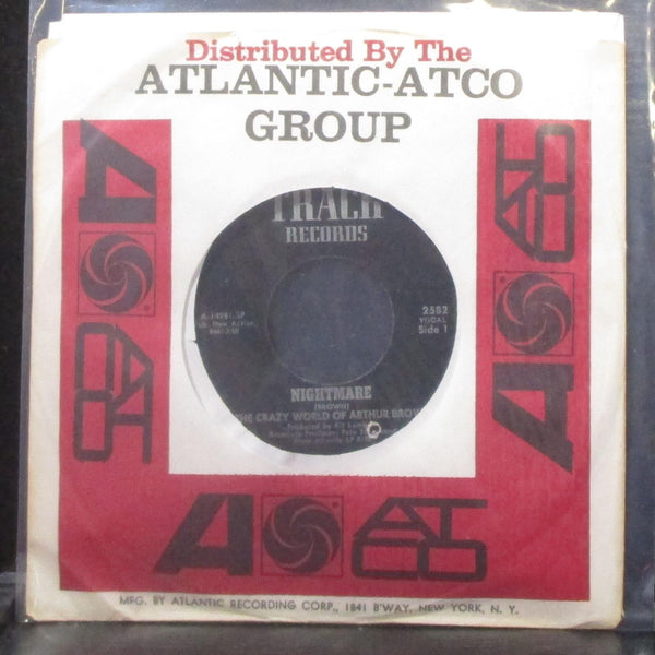 Crazy World Of Arthur Brown - Nightmare / I Put A Spell On You 7" VG+ Vinyl 45 - Shuga Records