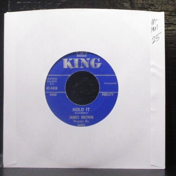 James Brown Presents His Band - Hold It / The Scratch 7" Mint- Vinyl 45 King USA - Shuga Records