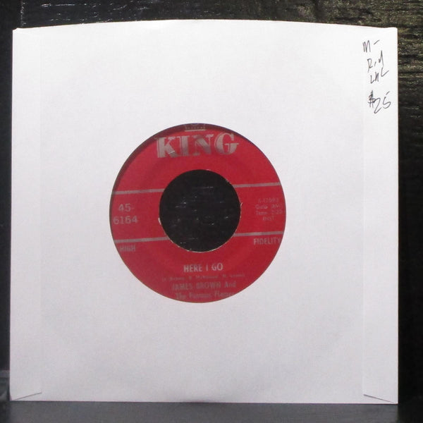 James Brown & Famous Flames - Here I Go / Shhhhhhhh 7" Mint- Vinyl 45 King red - Shuga Records