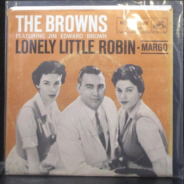 The Browns - Lonely Little Robin / Margo 7" Mint- Vinyl 45 RCA 47-7755 USA 1960 - Shuga Records