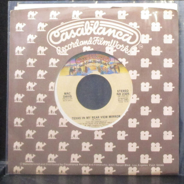 Mac Davis - Texas In My Rear View Mirror / Sad Songs 7" Mint- Vinyl 45 NB 2305 - Shuga Records