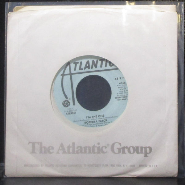 Roberta Flack - I'm The One 7" Mint- Promo Vinyl 45 Atlantic 4068 USA 1982 - Shuga Records