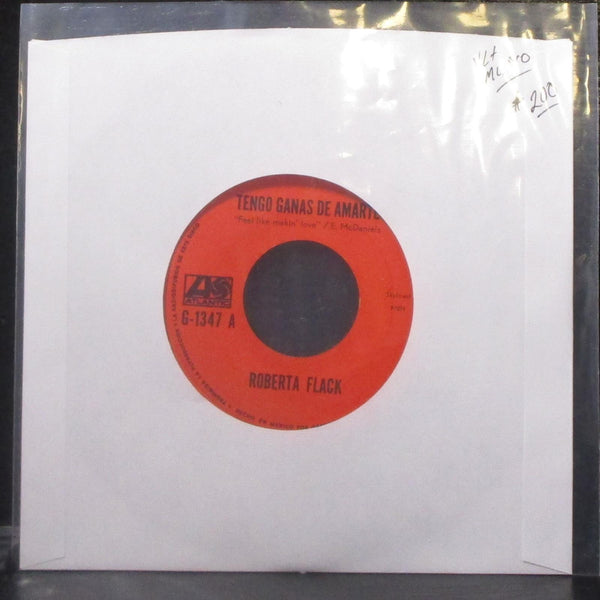 Roberta Flack - Tengo Ganas De Amarte / Cuando Sonries 7" VG+ Vinyl 45 Mexico - Shuga Records