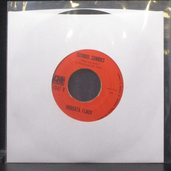 Roberta Flack - Tengo Ganas De Amarte / Cuando Sonries 7" VG+ Vinyl 45 Mexico - Shuga Records