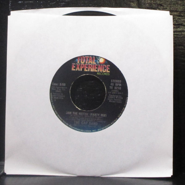 The Gap Band - Jam The Motha' 7" VG+ Vinyl 45 Total Experience TE 8210 USA 1983 - Shuga Records