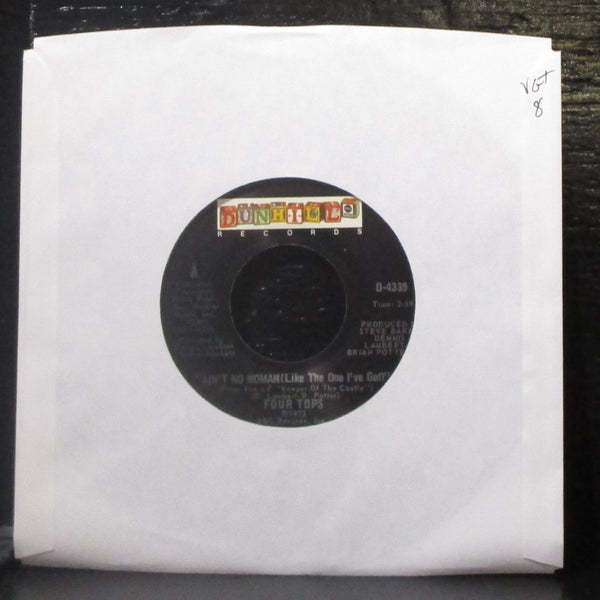 Four Tops - Ain't No Woman / The Good Lord Knows 7" VG+ Vinyl 45 ABC D-4339 - Shuga Records