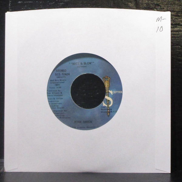 Jesse Green - Nice & Slow 7" Mint- Vinyl 45 Scepter SCE-12424 USA 1976 - Shuga Records