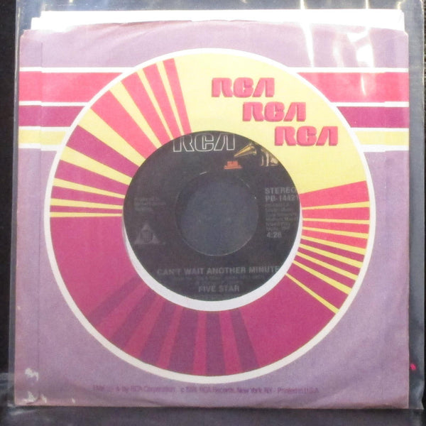Five Star - Can't Wait Another Minute 7" Mint- Vinyl 45 RCA PB-14421 USA 1986 - Shuga Records