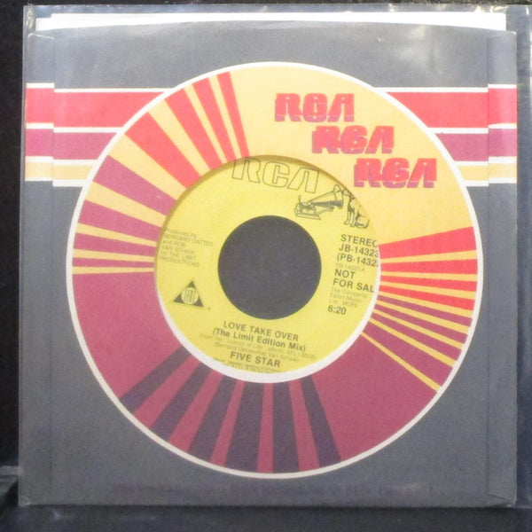 Five Star - Love Take Over 7" VG+ Promo Vinyl 45 RCA JB-14323 USA 1985 - Shuga Records