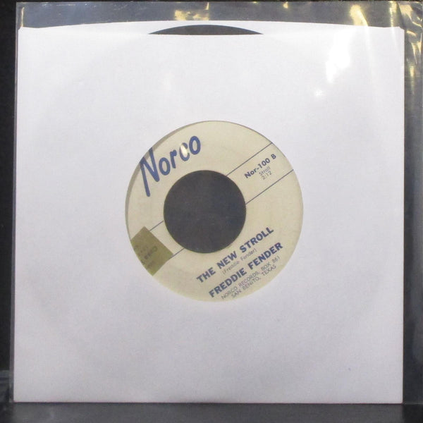 Freddie Fender - Love's Light Is An Ember / The New Stroll 7" VG+ Vinyl 45 Norco - Shuga Records