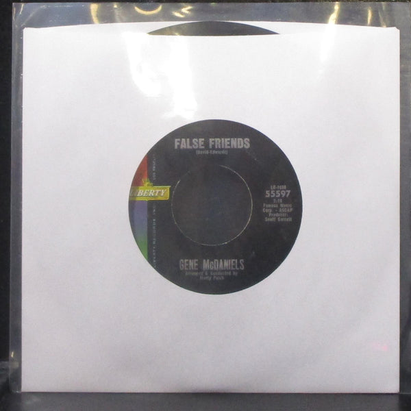 Gene McDaniels - It's A Lonely Town / False Friends 7" VG+ Vinyl 45 Liberty 1963 - Shuga Records
