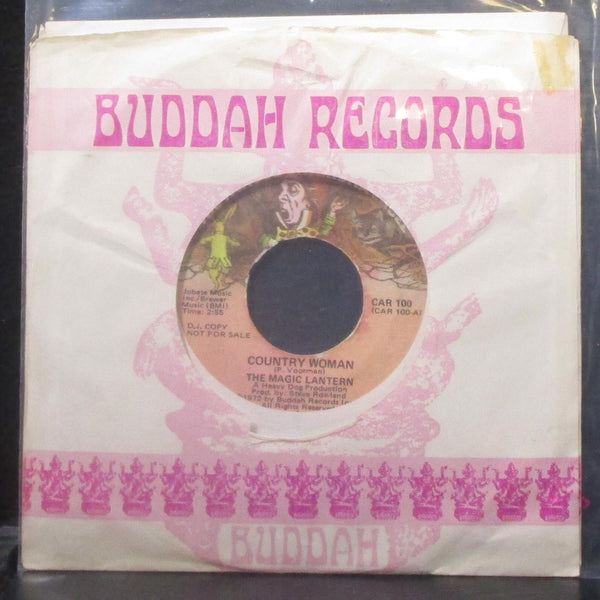 The Magic Lantern - Country Woman 7" VG+ Promo Vinyl 45 Charisma CAR 100 USA - Shuga Records