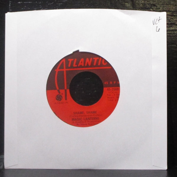 Magic Lanterns - Shame, Shame / Baby, I Gotta Go Now 7" VG+ Vinyl 45 Atlantic - Shuga Records