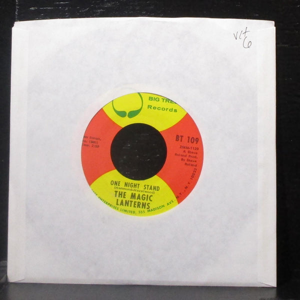 The Magic Lanterns - One Night Stand / Friscoe Annie 7" VG+ Vinyl 45 Big Tree - Shuga Records