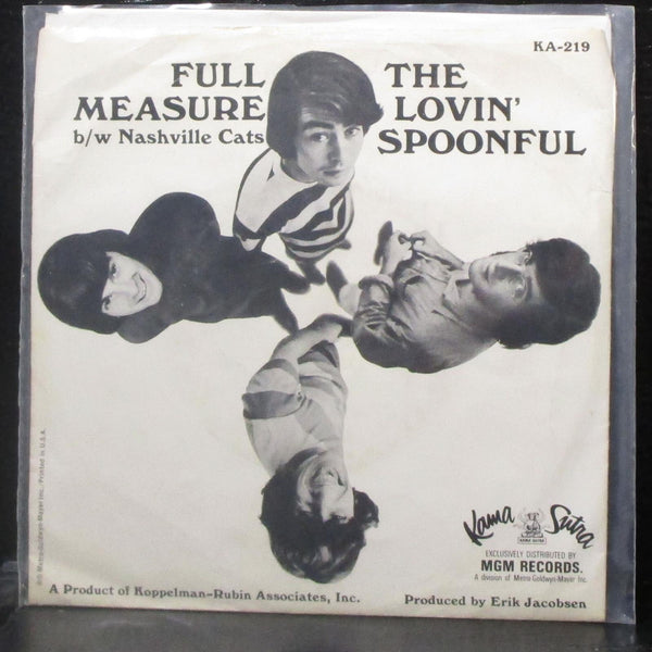 The Lovin' Spoonful - Nashville Cats / Full Measure 7" VG+ Vinyl 45 Kama Sutra - Shuga Records