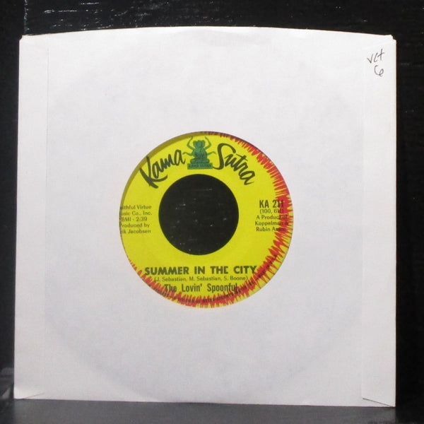 The Lovin' Spoonful - Summer In The City / Butchie's Tune 7" VG+ Vinyl 45 KA 211 - Shuga Records