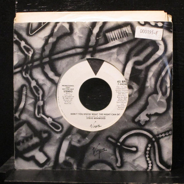 Steve Winwood - Don't You Know What The Night Can Do? 7" VG+ 7-99290 Promo - Shuga Records