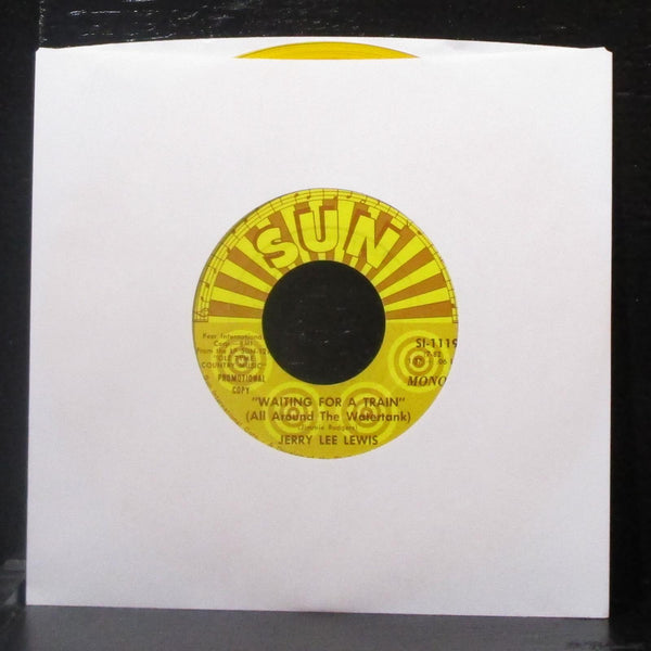 Jerry Lee Lewis - Waiting For A Train 7" Mint- Promo Vinyl 45 Sun SI-1119 USA - Shuga Records