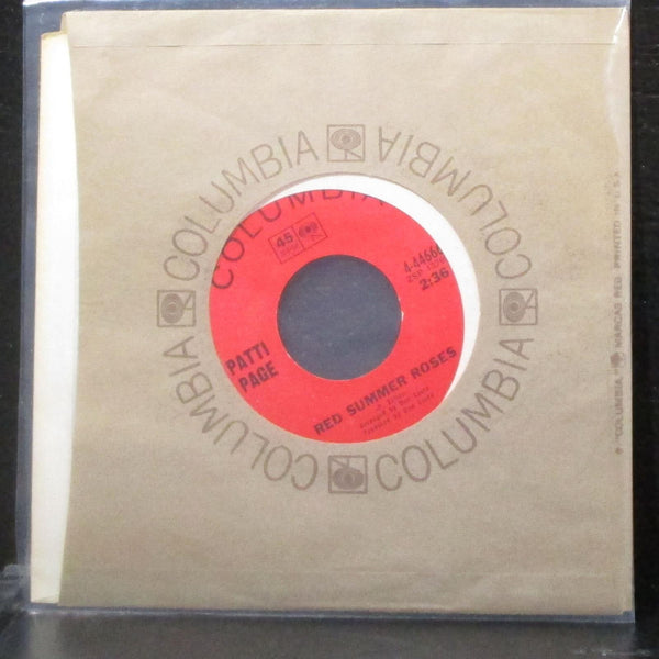 Patti Page - Stand By Your Man / Red Summer Roses 7" VG+ Vinyl 45 Columbia 1968 - Shuga Records