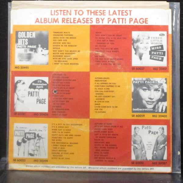 Patti Page - I'm Walkin' / Invitation To The Blues 7" VG+ Vinyl 45 Mercury 72123 - Shuga Records