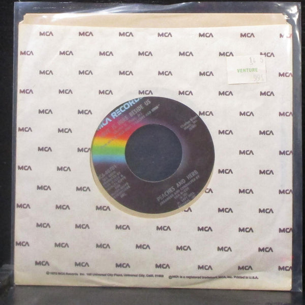 Peaches & Herb - We're Still Together / Love Is Here Beside Us 7" Mint- Vinyl 45 - Shuga Records