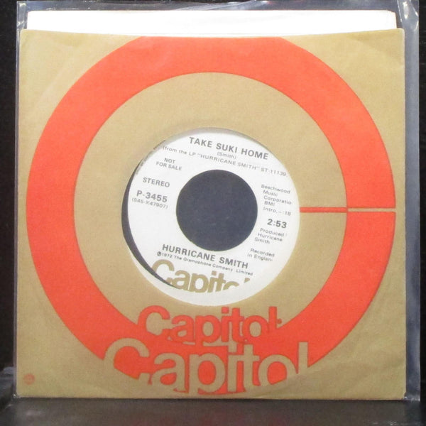 Hurricane Smith - Who Was It? / Take Suki Home 7" VG+ Promo Vinyl 45 Capitol - Shuga Records