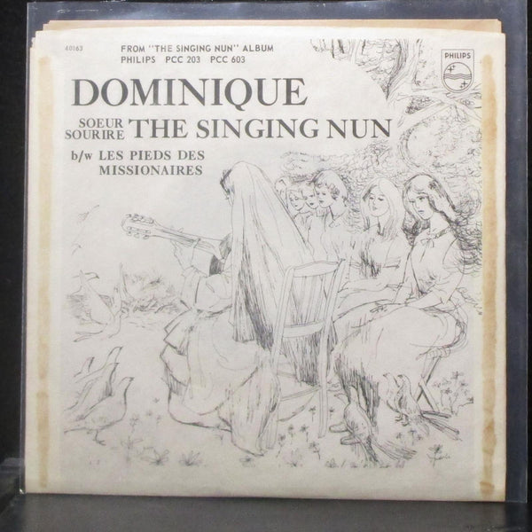 The Singing Nun - Dominque / Les Piedes Des Missionaires 7" Mint- Vinyl 45 40163 - Shuga Records
