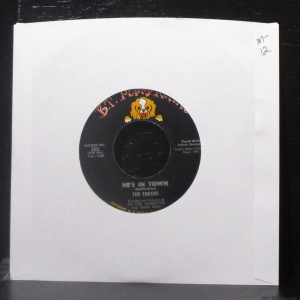 The Tokens - He's In Town / Oh Cathy 7" Mint- Vinyl 45 B.T. Puppy 502 USA 1964 - Shuga Records
