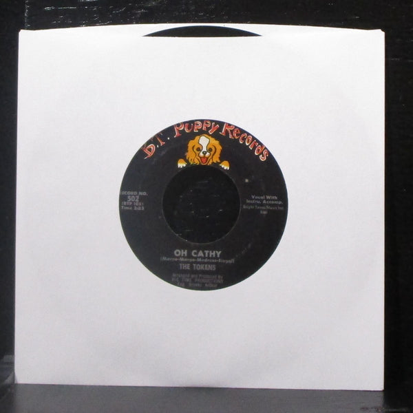 The Tokens - He's In Town / Oh Cathy 7" Mint- Vinyl 45 B.T. Puppy 502 USA 1964 - Shuga Records