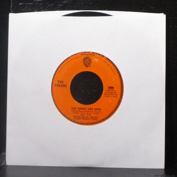 The Tokens - Portrait Of My Love / She Comes And Goes 7" VG+ Vinyl 45 WB 5900 - Shuga Records