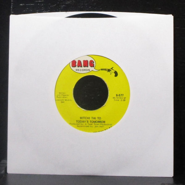 Todays Tomorrow - Bring Back The Days / Witchi Tai To 7" Mint- Vinyl 45 Bang - Shuga Records