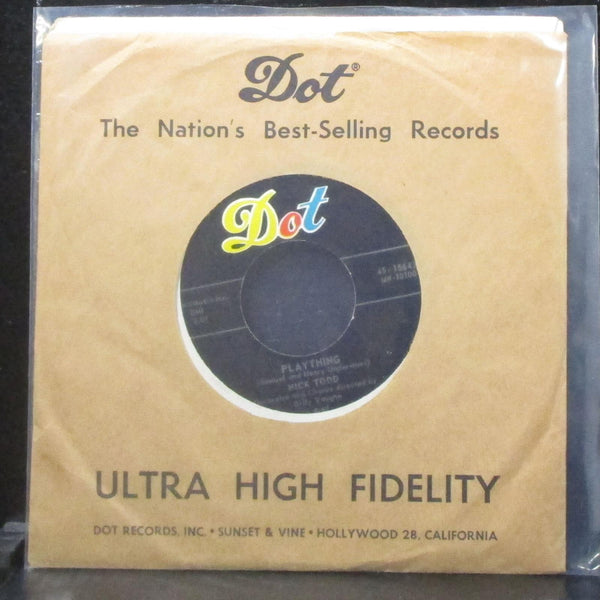 Nick Todd - Plaything / The Honey Song 7" Mint- Vinyl 45 Dot 45-15643 USA 1957 - Shuga Records